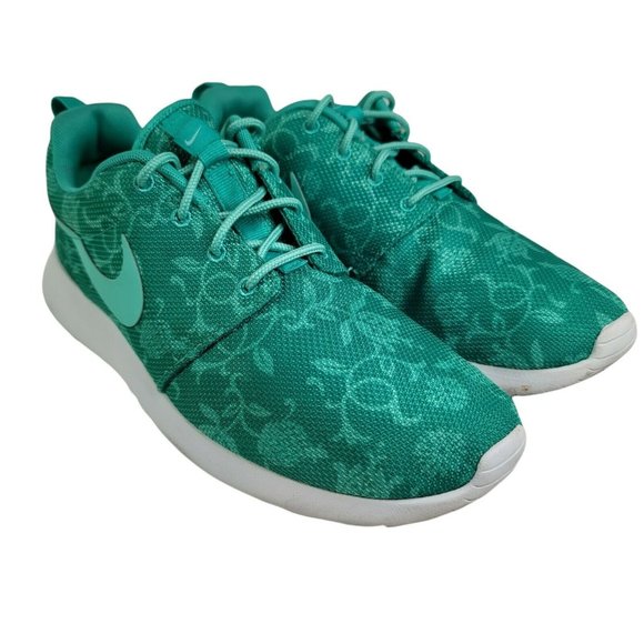 Nike Roshe Run GPX “Atomic Teal Floral” Floral Graphic Pack 555445-330 Size 8.0M - Picture 7 of 12
